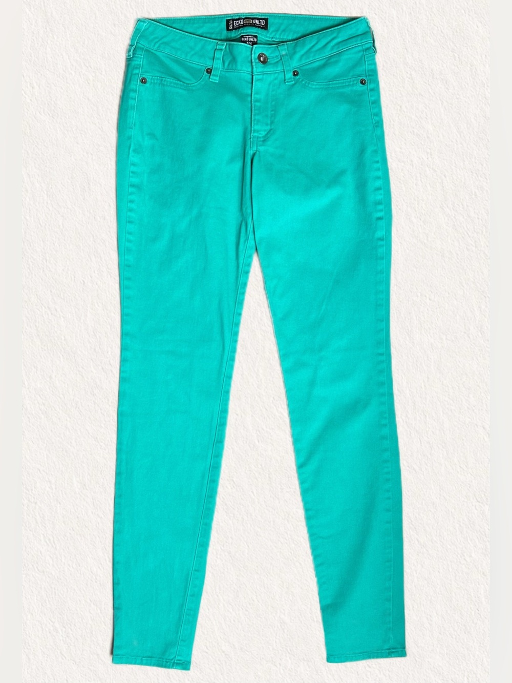 💜 Ecko Unlimited Teal Cotton Skinny Jeans